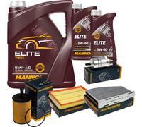 DENCKERMANN Controllo Set MANNOL Elite 5W-40 7L Per Audi TT 3.2 V6 Quattro