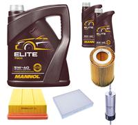 DENCKERMANN Controllo Set MANNOL Elite 5W-40 7L Per BMW 1Er 114I 116I