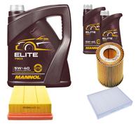 DENCKERMANN Controllo Set MANNOL Elite 5W-40 7L Per BMW 1Er 114I 116I 3Er