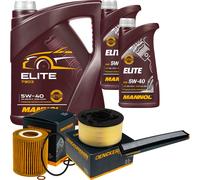 DENCKERMANN Controllo Set MANNOL Elite 5W-40 7L Per BMW 3er Compact 316 TI