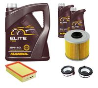 DENCKERMANN Controllo Set MANNOL Elite 5W-40 7L Per BMW 3er Compact 316i