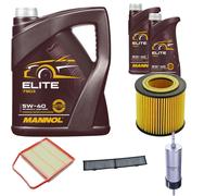 DENCKERMANN Controllo Set MANNOL Elite 5W-40 7L Per BMW 3er Coupe 335i
