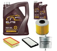 DENCKERMANN Controllo Set MANNOL Elite 5W-40 7L Per BMW 5 Serie 518I