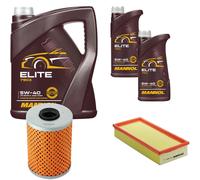 DENCKERMANN Controllo Set MANNOL Elite 5W-40 7L Per BMW 5 Serie 520I 24V 525I