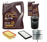 DENCKERMANN Controllo Set MANNOL Elite 5W-40 7L Per BMW 5 Serie 520i 525i