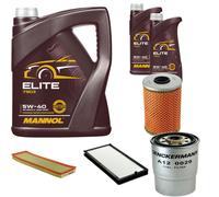 DENCKERMANN Controllo Set MANNOL Elite 5W-40 7L Per BMW 5 Serie 525tds 525td