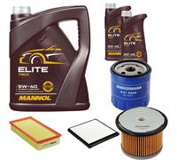 DENCKERMANN Controllo Set MANNOL Elite 5W-40 7L Per Citroën Xantia 1.9 Turbo
