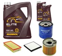 DENCKERMANN Controllo Set MANNOL Elite 5W-40 7L Per Citroën Xantia Break 2.0