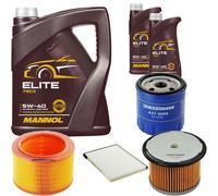 Denckermann Controllo Set mannol Elite 5W-40 7L per Citroën Xsara 1.9 SD
