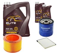 DENCKERMANN Controllo Set MANNOL Elite 5W-40 7L Per Citroën Xsara 1.9 SD