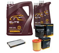 DENCKERMANN Controllo Set MANNOL Elite 5W-40 7L Per Fiat Ducato