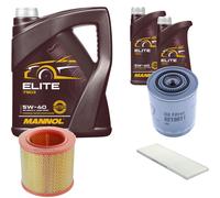 DENCKERMANN Controllo Set MANNOL Elite 5W-40 7L Per Fiat Ducato
