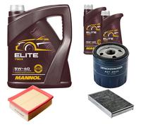 Denckermann Controllo Set mannol Elite 5W-40 7L per Fiat Multipla 1.9 JTD Dal