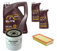 DENCKERMANN Controllo Set MANNOL Elite 5W-40 7L Per Ford Transit Kasten 2.5