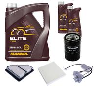 DENCKERMANN Controllo Set MANNOL Elite 5W-40 7L Per Honda Civic IX 1.4i-VTEC