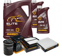 DENCKERMANN Controllo Set MANNOL Elite 5W-40 7L Per Honda Civic VIII