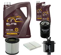 DENCKERMANN Controllo Set MANNOL Elite 5W-40 7L Per Honda CR-V II 2.0