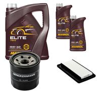 DENCKERMANN Controllo Set MANNOL Elite 5W-40 7L Per Hyundai Atos 1.0I