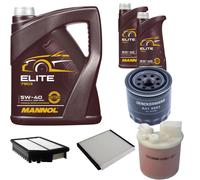 DENCKERMANN Controllo Set MANNOL Elite 5W-40 7L Per Hyundai I30 Coupe