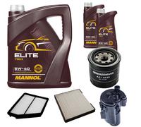 DENCKERMANN Controllo Set MANNOL Elite 5W-40 7L Per Hyundai Matrix 1.6 1.8