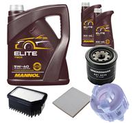 DENCKERMANN Controllo Set MANNOL Elite 5W-40 7L Per KIA Rio III 1.4 CVVT