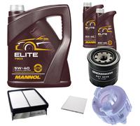 DENCKERMANN Controllo Set MANNOL Elite 5W-40 7L Per KIA Sorento II 2.4 CVVT