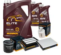 DENCKERMANN Controllo Set MANNOL Elite 5W-40 7L Per KIA Sportage 1.6 GDi