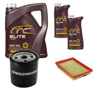 DENCKERMANN Controllo Set MANNOL Elite 5W-40 7L Per Mazda 121 III 1.25