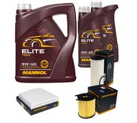 DENCKERMANN Controllo Set MANNOL Elite 5W-40 7L Per Mercedes-Benz A-Klasse