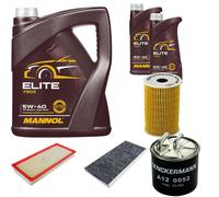 DENCKERMANN Controllo Set MANNOL Elite 5W-40 7L Per Mercedes-Benz A-Klasse