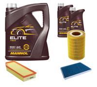 DENCKERMANN Controllo Set MANNOL Elite 5W-40 7L Per Mercedes-Benz C-Klasse