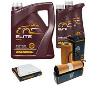 DENCKERMANN Controllo Set MANNOL Elite 5W-40 7L Per Mercedes-Benz E-Klasse