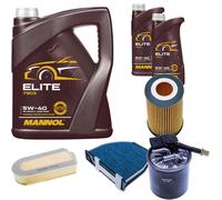 DENCKERMANN Controllo Set MANNOL Elite 5W-40 7L Per Mercedes-Benz GLK-Klasse