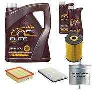 DENCKERMANN Controllo Set MANNOL Elite 5W-40 7L Per Mercedes-Benz V-Klasse