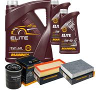 DENCKERMANN Controllo Set MANNOL Elite 5W-40 7L Per Mitsubishi Colt VI 1.3