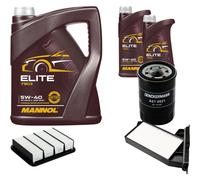 DENCKERMANN Controllo Set MANNOL Elite 5W-40 7L Per Mitsubishi Galant VI 2.5