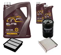 DENCKERMANN Controllo Set MANNOL Elite 5W-40 7L Per Mitsubishi Lancer VII