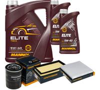 DENCKERMANN Controllo Set MANNOL Elite 5W-40 7L Per Mitsubishi Mirage/Space