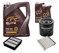 DENCKERMANN Controllo Set MANNOL Elite 5W-40 7L Per Mitsubishi Outlander I