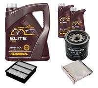 DENCKERMANN Controllo Set MANNOL Elite 5W-40 7L Per Mitsubishi Outlander I