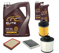 DENCKERMANN Controllo Set MANNOL Elite 5W-40 7L Per Opel Astra H 1.3 CDTi