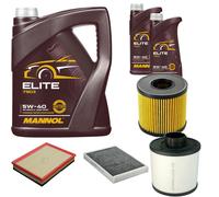 DENCKERMANN Controllo Set MANNOL Elite 5W-40 7L Per Opel Astra H 1.3 CDTi