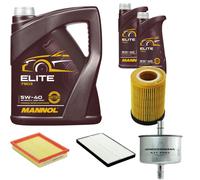DENCKERMANN Controllo Set MANNOL Elite 5W-40 7L Per Opel Corsa B 1.0I 12V