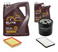 DENCKERMANN Controllo Set MANNOL Elite 5W-40 7L Per Opel Corsa B 1.4I 1.2I