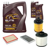 Denckermann Controllo Set mannol Elite 5W-40 7L per Opel Corsa C 1.3 CDTI