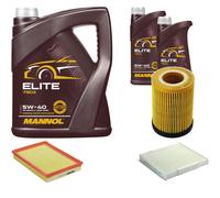 DENCKERMANN Controllo Set MANNOL Elite 5W-40 7L Per Opel Meriva