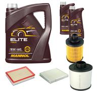 DENCKERMANN Controllo Set MANNOL Elite 5W-40 7L Per Opel Meriva