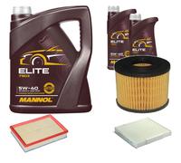 DENCKERMANN Controllo Set MANNOL Elite 5W-40 7L Per Opel Meriva