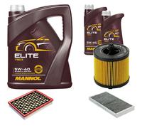 Denckermann Controllo Set mannol Elite 5W-40 7L per Opel Vectra C Cc