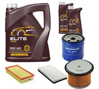 DENCKERMANN Controllo Set MANNOL Elite 5W-40 7L Per Peugeot 406 1.9 TD 2.1